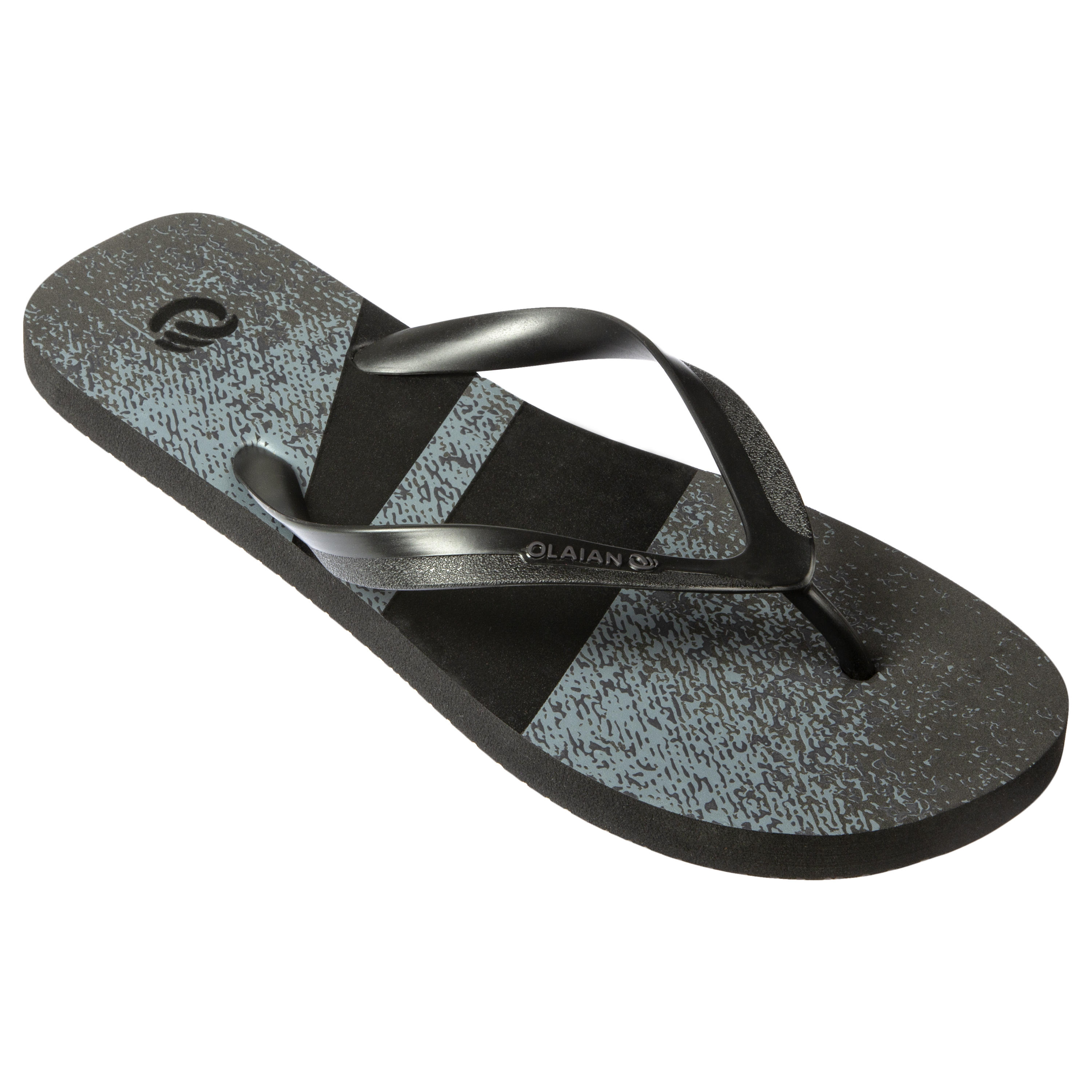 OLAIAN Zehensandalen Herren 120 Denim schwarz/grau 41