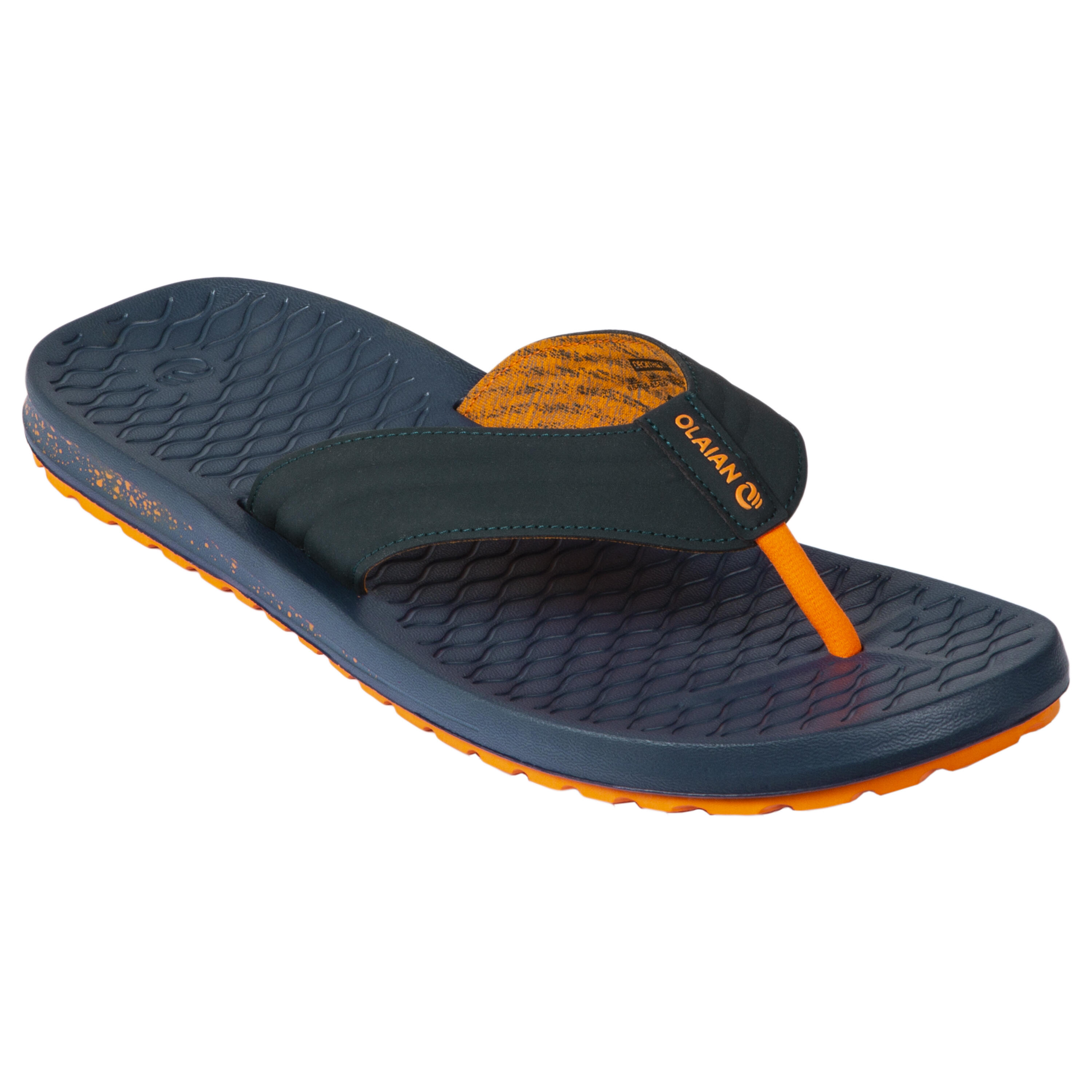OLAIAN Zehensandalen Herren 550 blau/orange 47