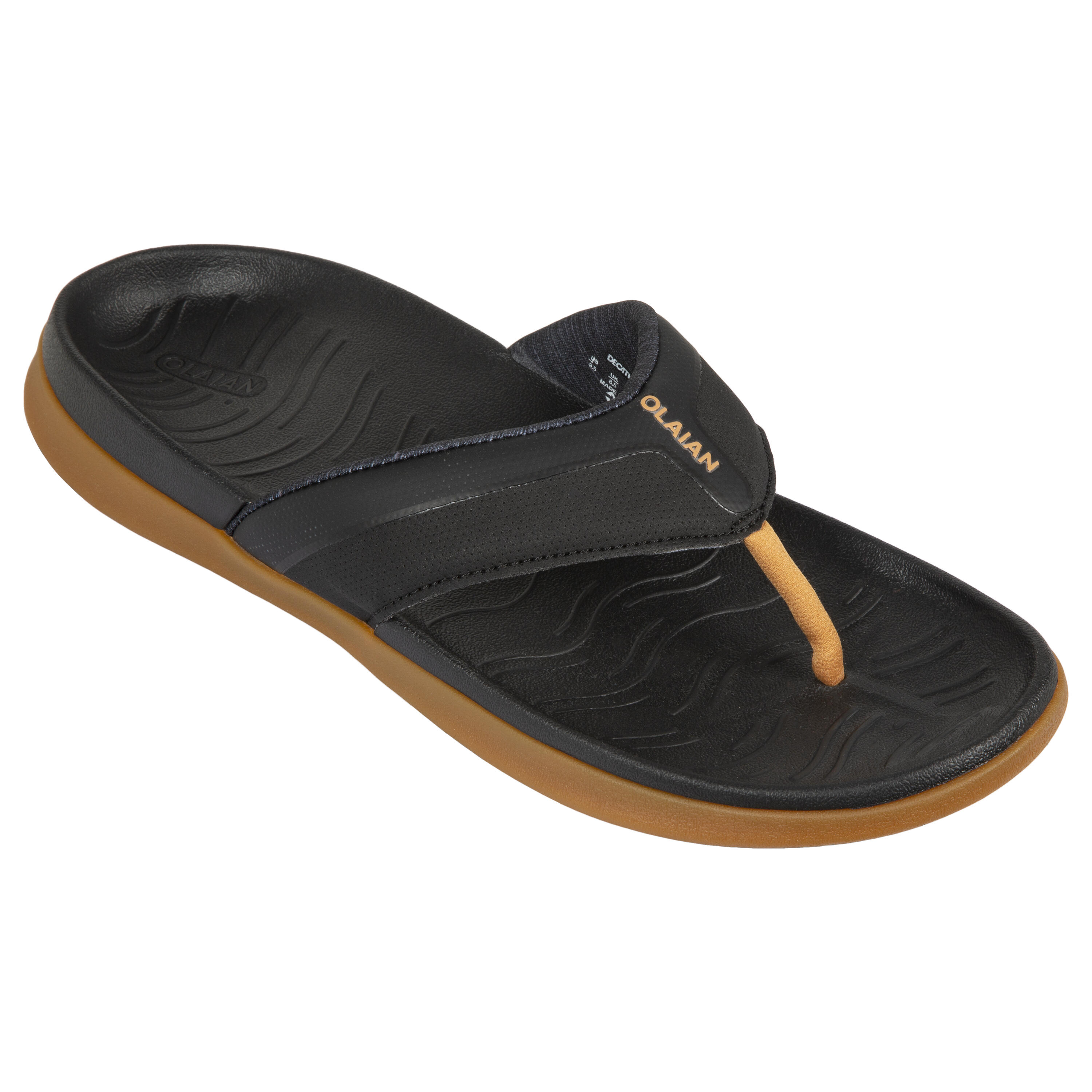 OLAIAN Zehensandalen Herren 950 schwarz/braun 46