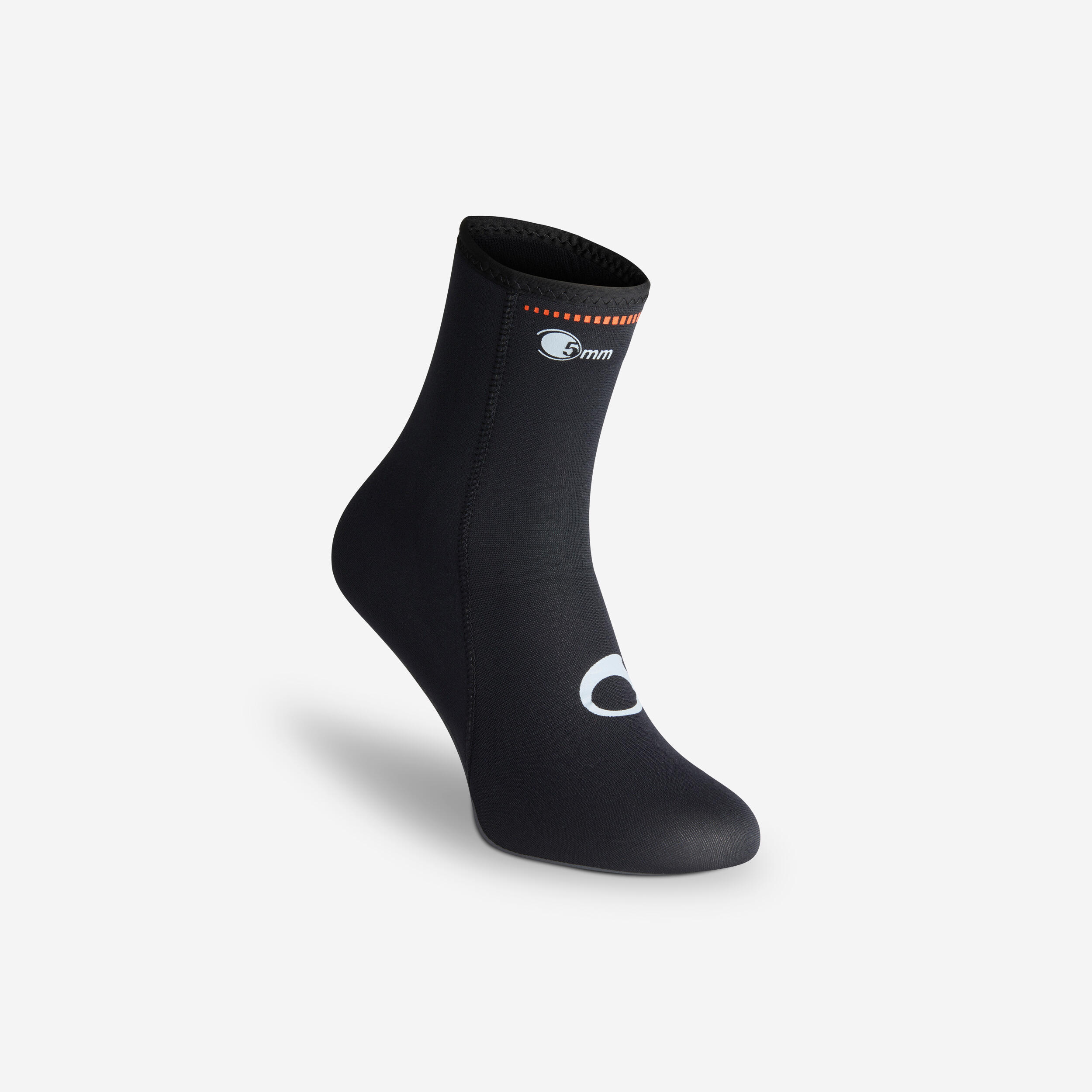 Decathlon Neoprensocken Tauchen 5 mm schwarz