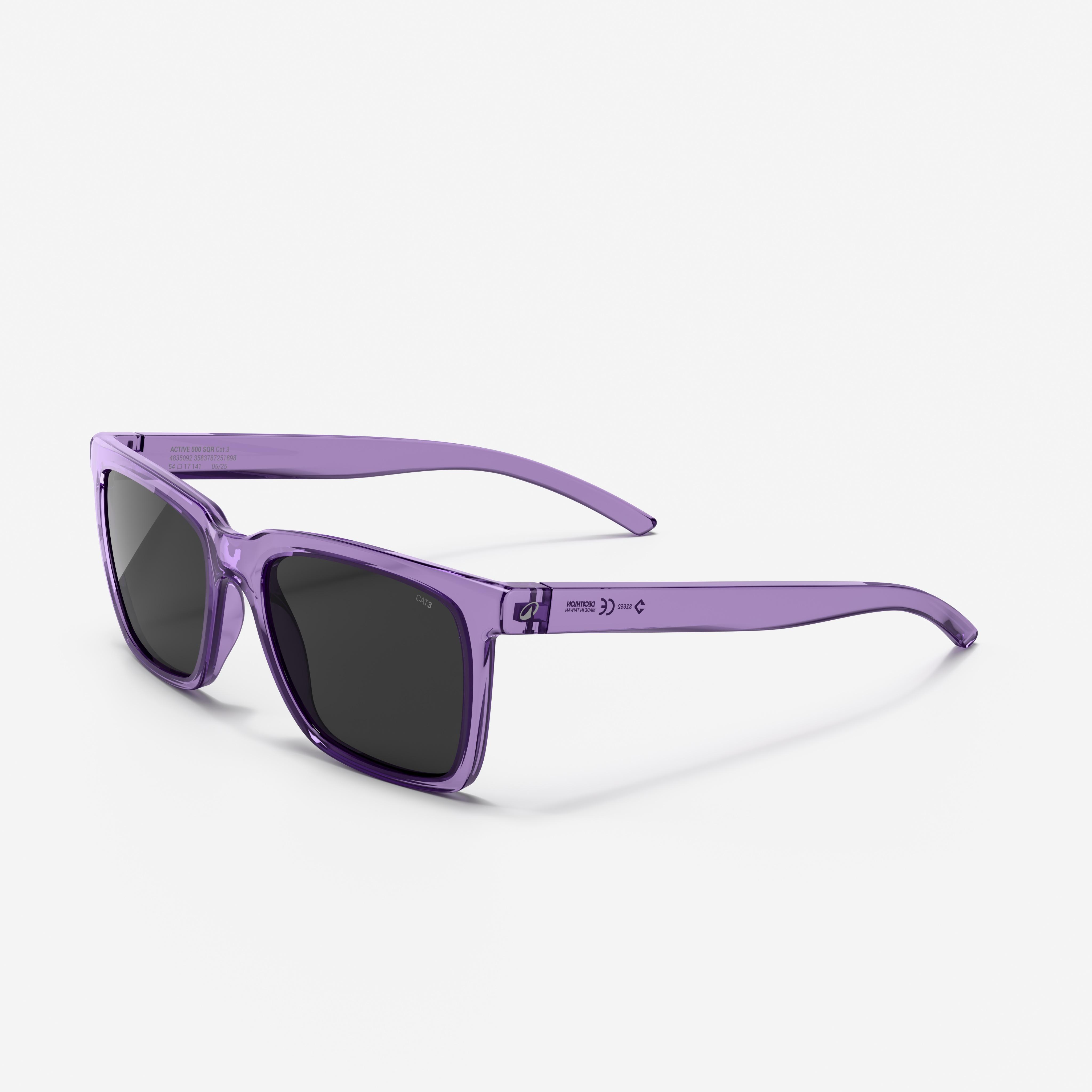 Decathlon Sonnenbrille eckig Kategorie 3 - Active 500 SQR