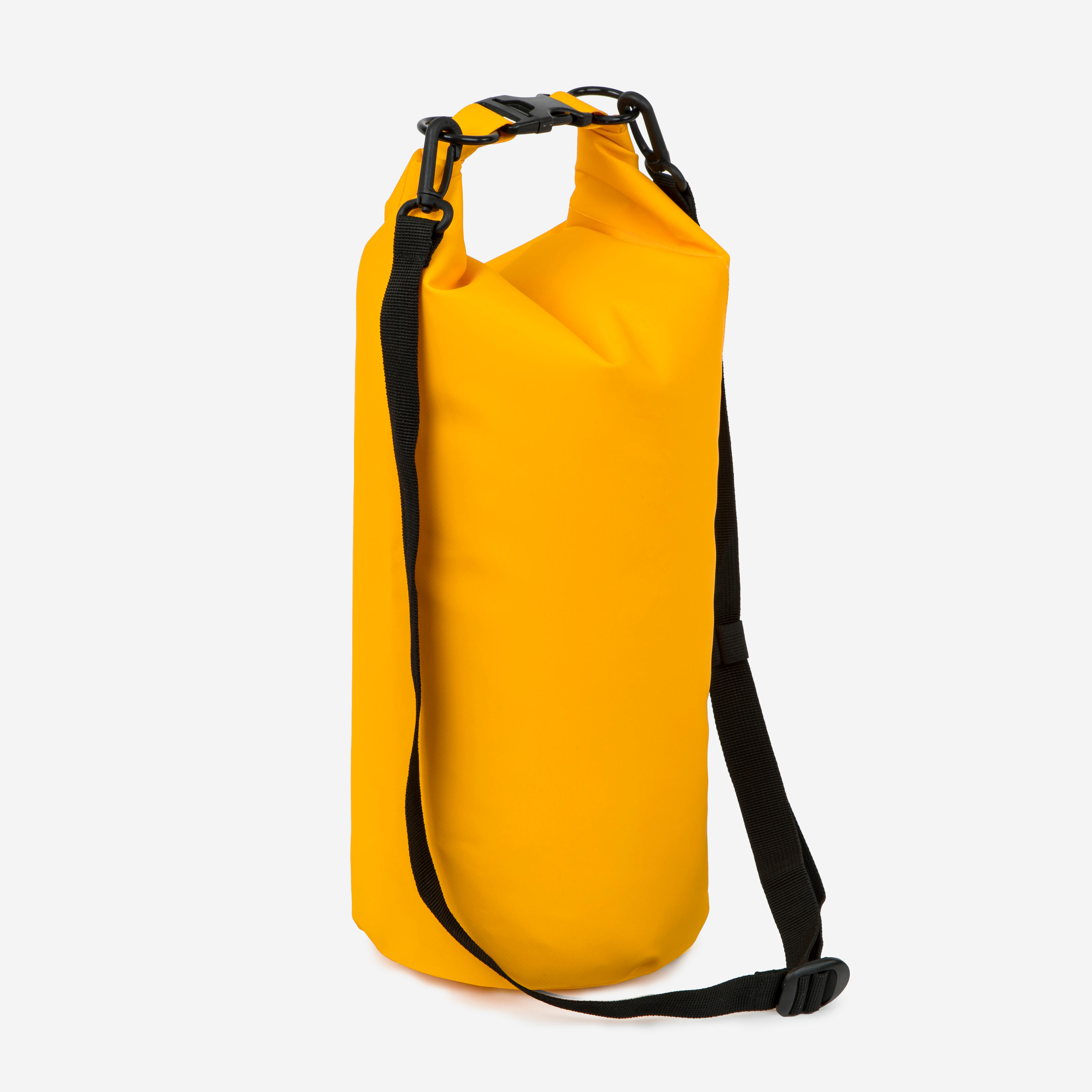 Decathlon Wasserfeste Tasche IPX6 Zweipunkt 10 l - gelb