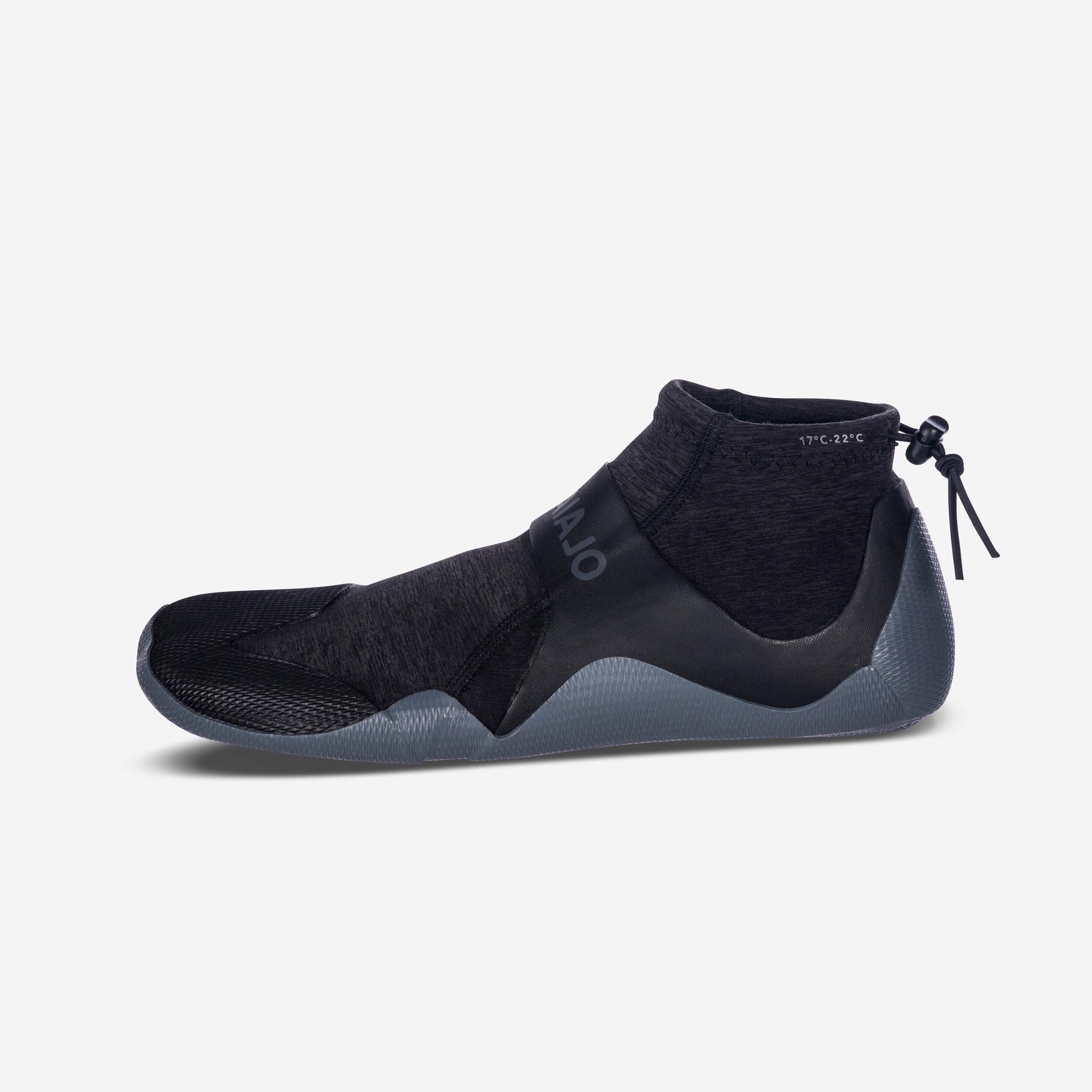 OLAIAN Neoprensocken Surfen 500 Neopren 2Â mm grau/schwarz 43/44