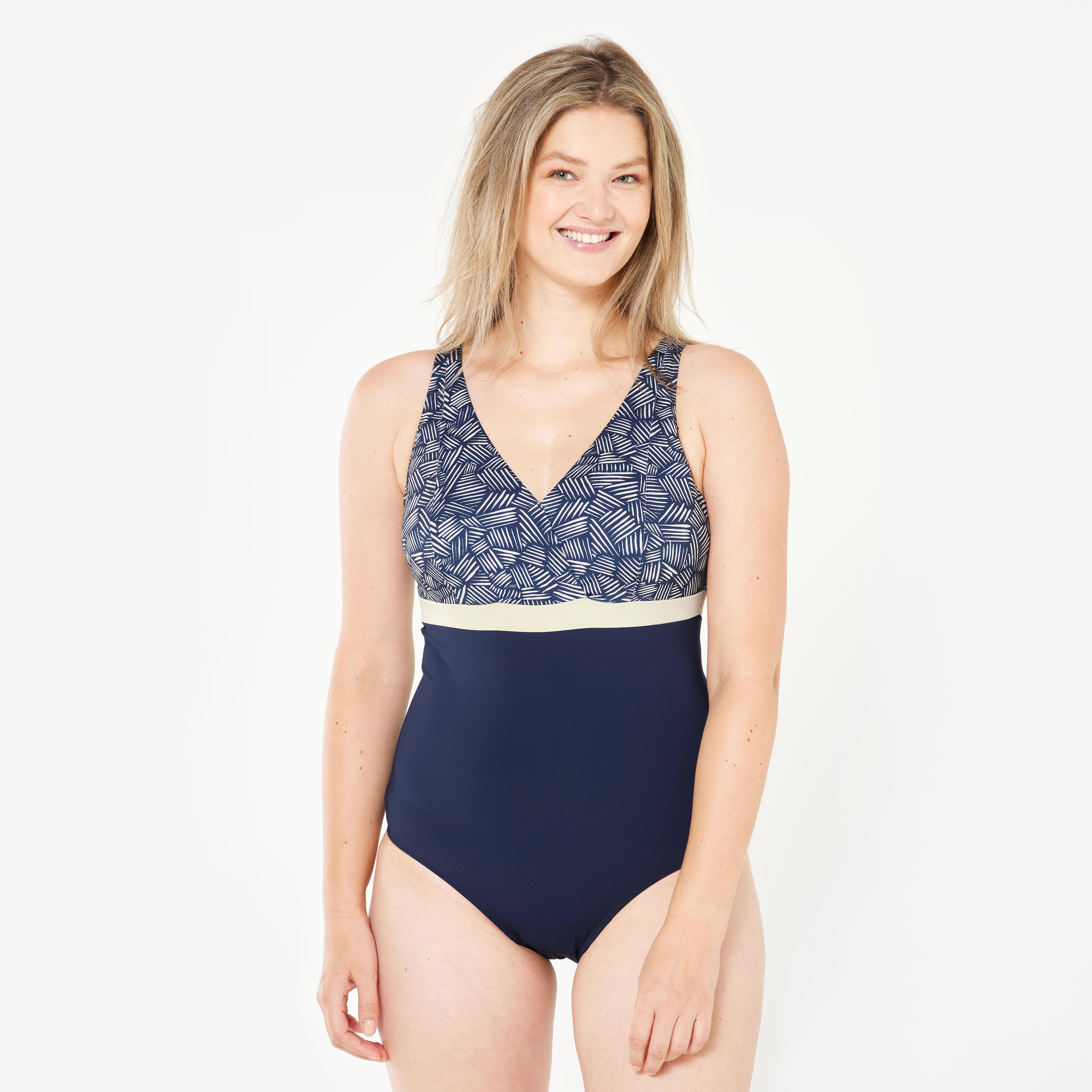 NABAIJI Badeanzug Damen große Oberweite - Mia All Mini blau