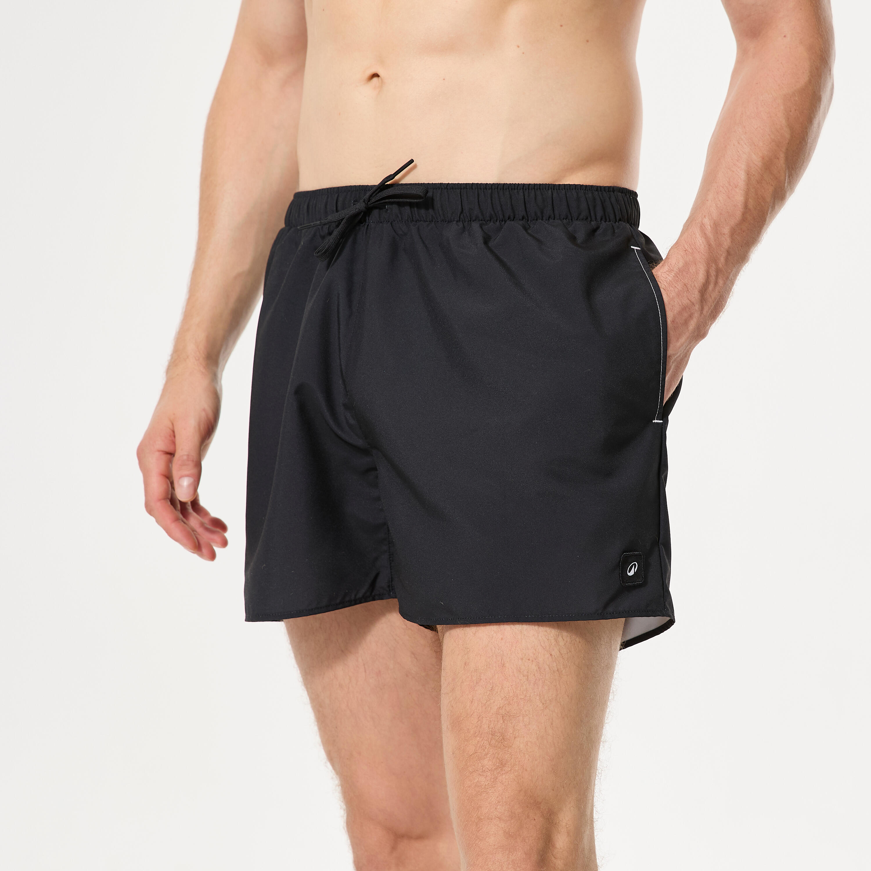 Decathlon Boardshorts Herren Hendaia Pockets schwarz