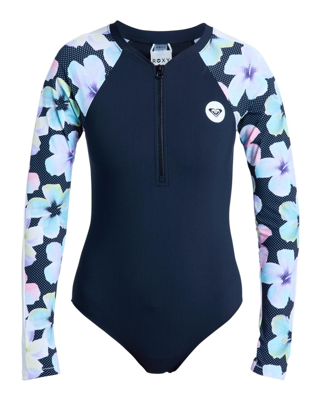 Roxy Langärmliger Badeanzug ROXY ACTIVE Schwarz Frauen