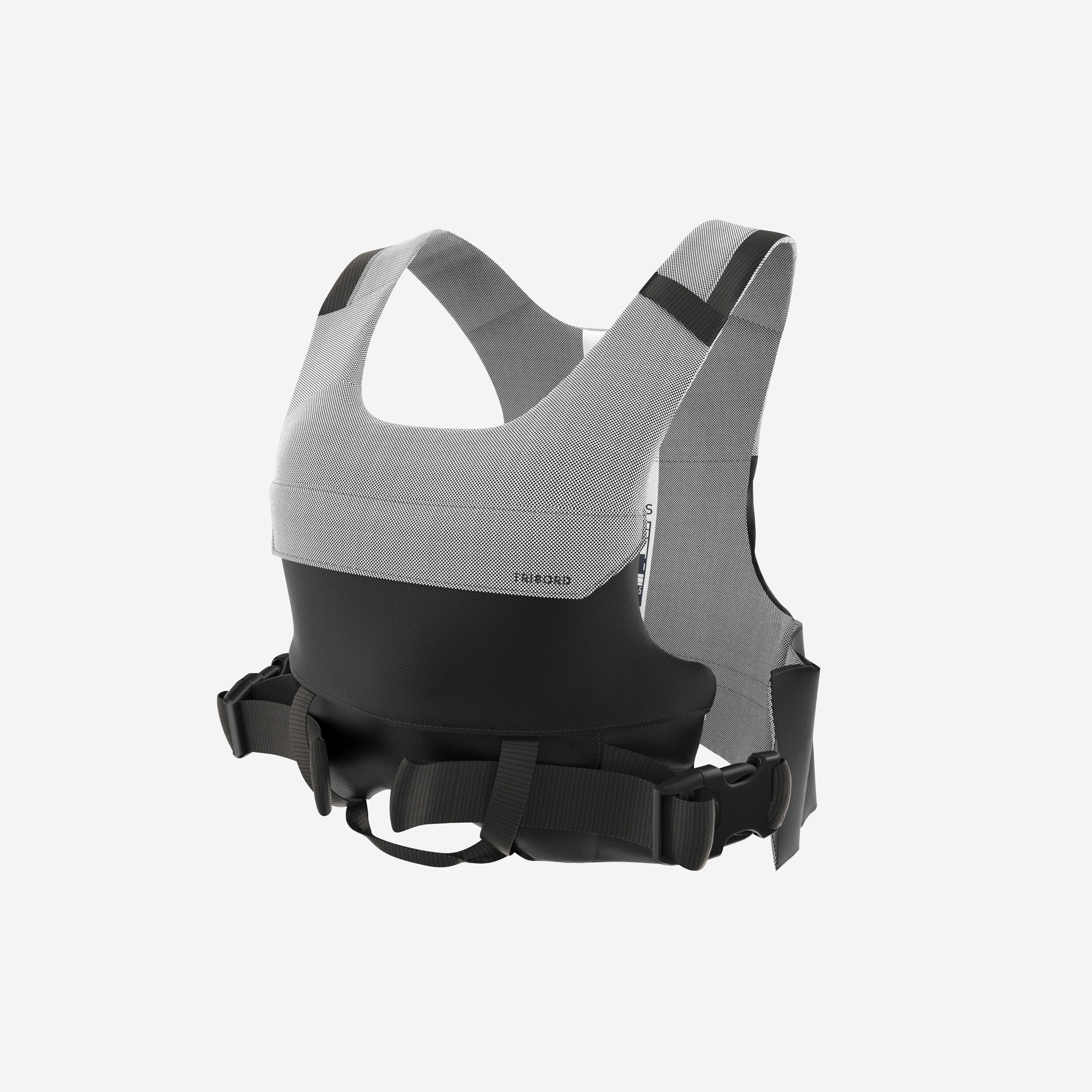 TRIBORD Auftriebsweste Segeln Club - BA 50Â Newton schwarz 80-100kg