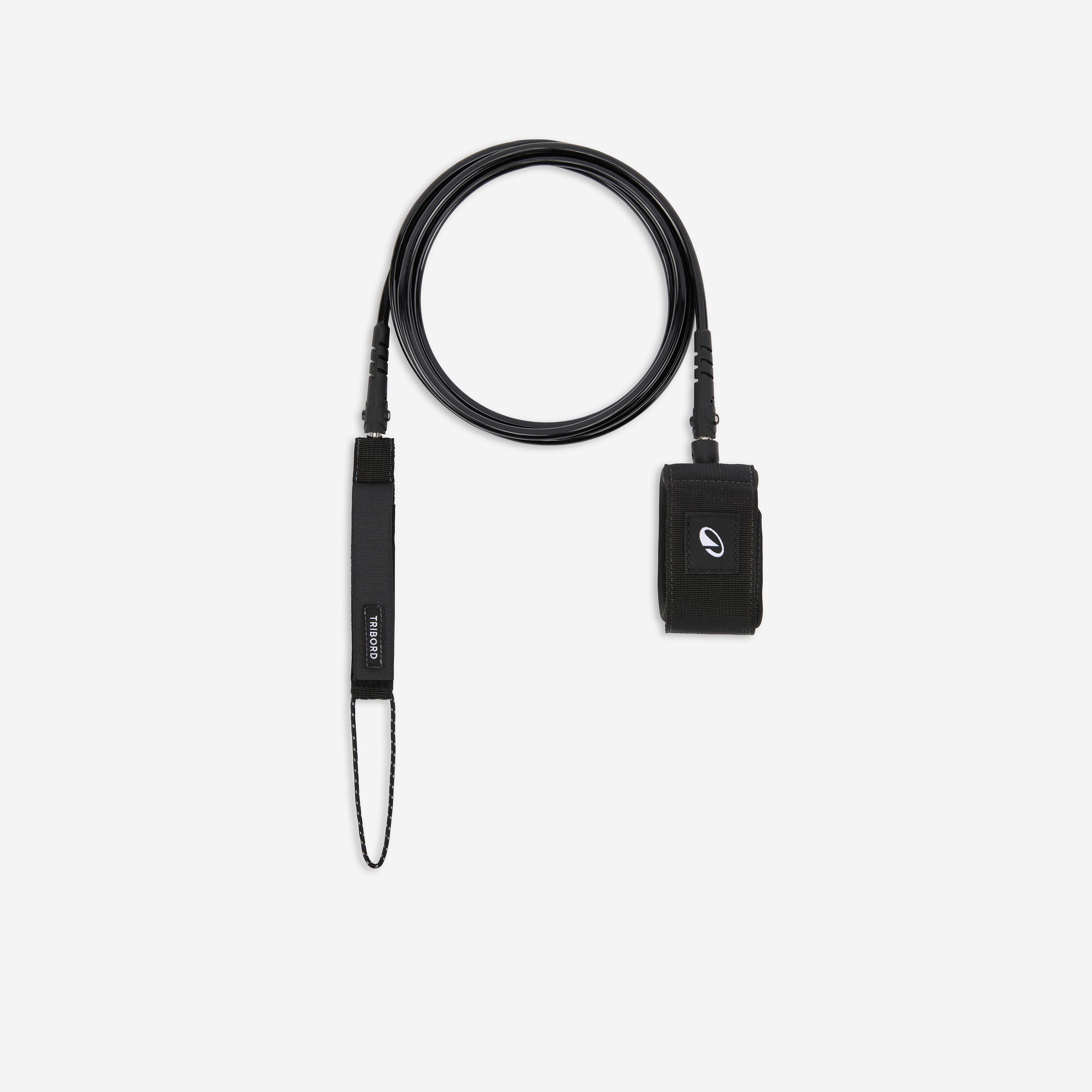 OLAIAN Leash Longboard 9' Durchmesser 7Â mm 500 schwarz No Size