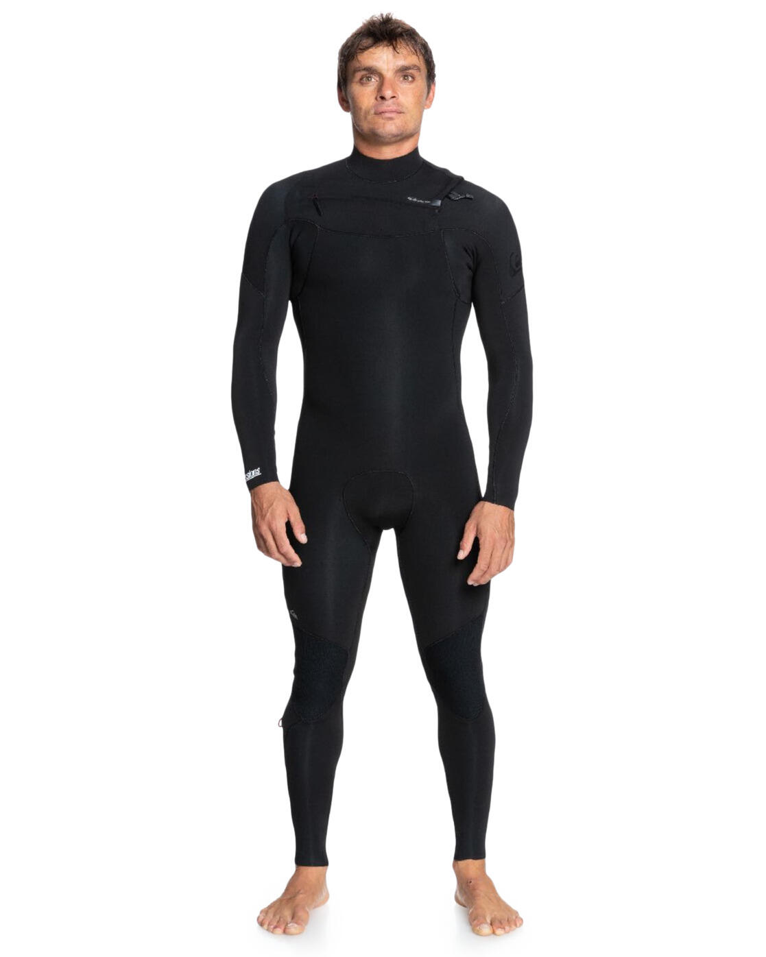 Quiksilver Chest-Zip-Neoprenanzug 3/2MM EVERYDAY SESSIONS 2024 Schwarz Herren