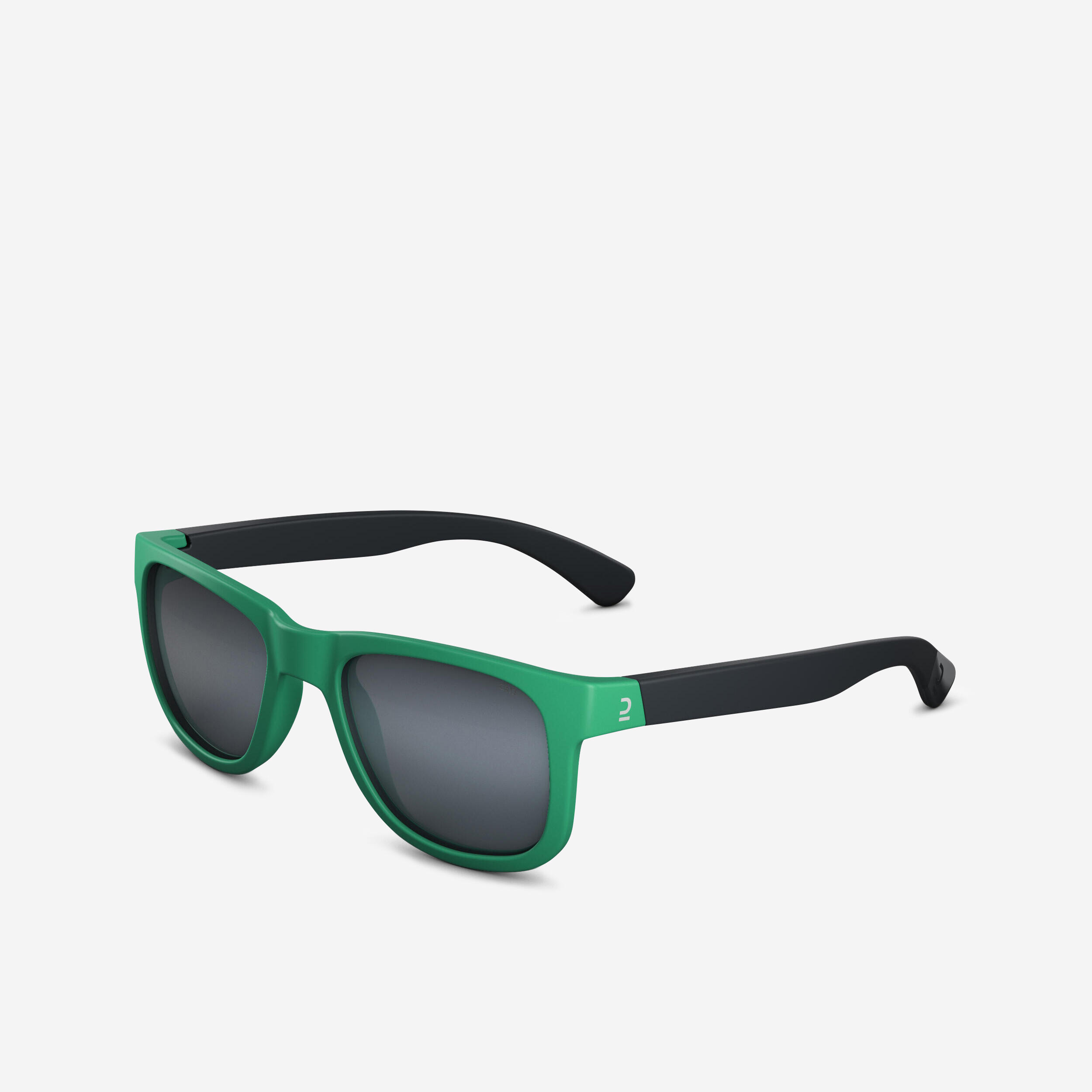 Decathlon Sonnenbrille Kinder 4-8 Jahre Kategorie 3 Wandern - MH K140 schwarz/grün