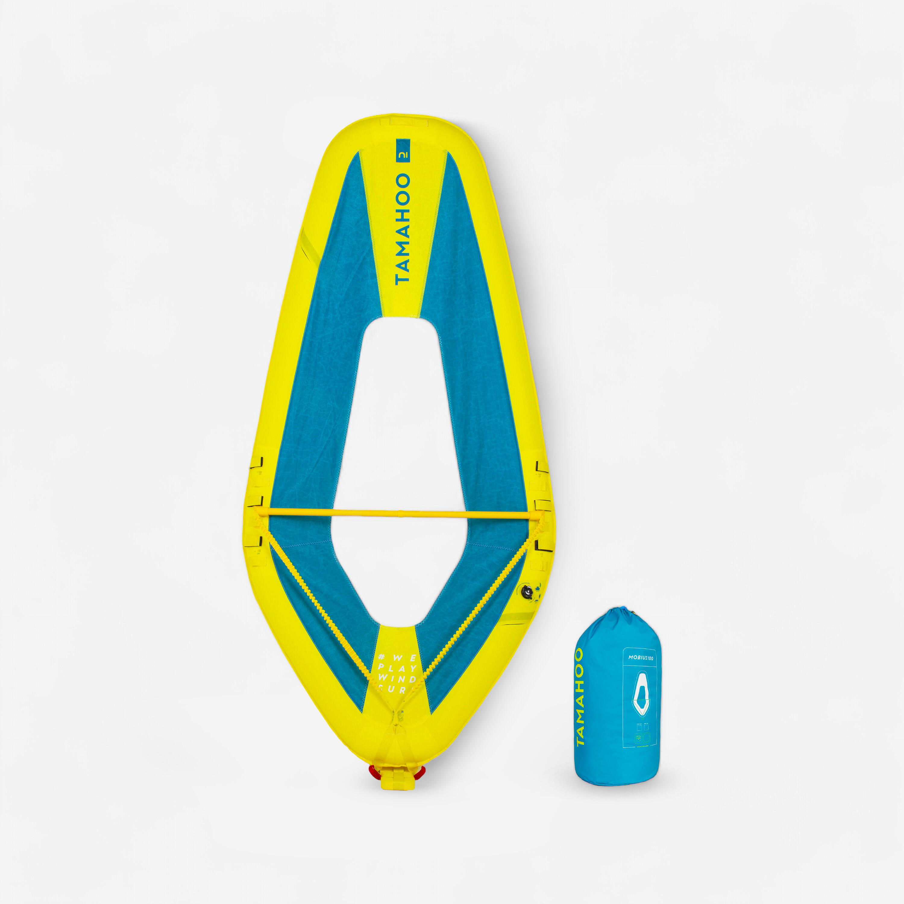 TAMAHOO Gebraucht - Segel Windsurfen 100 aufblasbar L/XL  - NEUWERTIG No Size