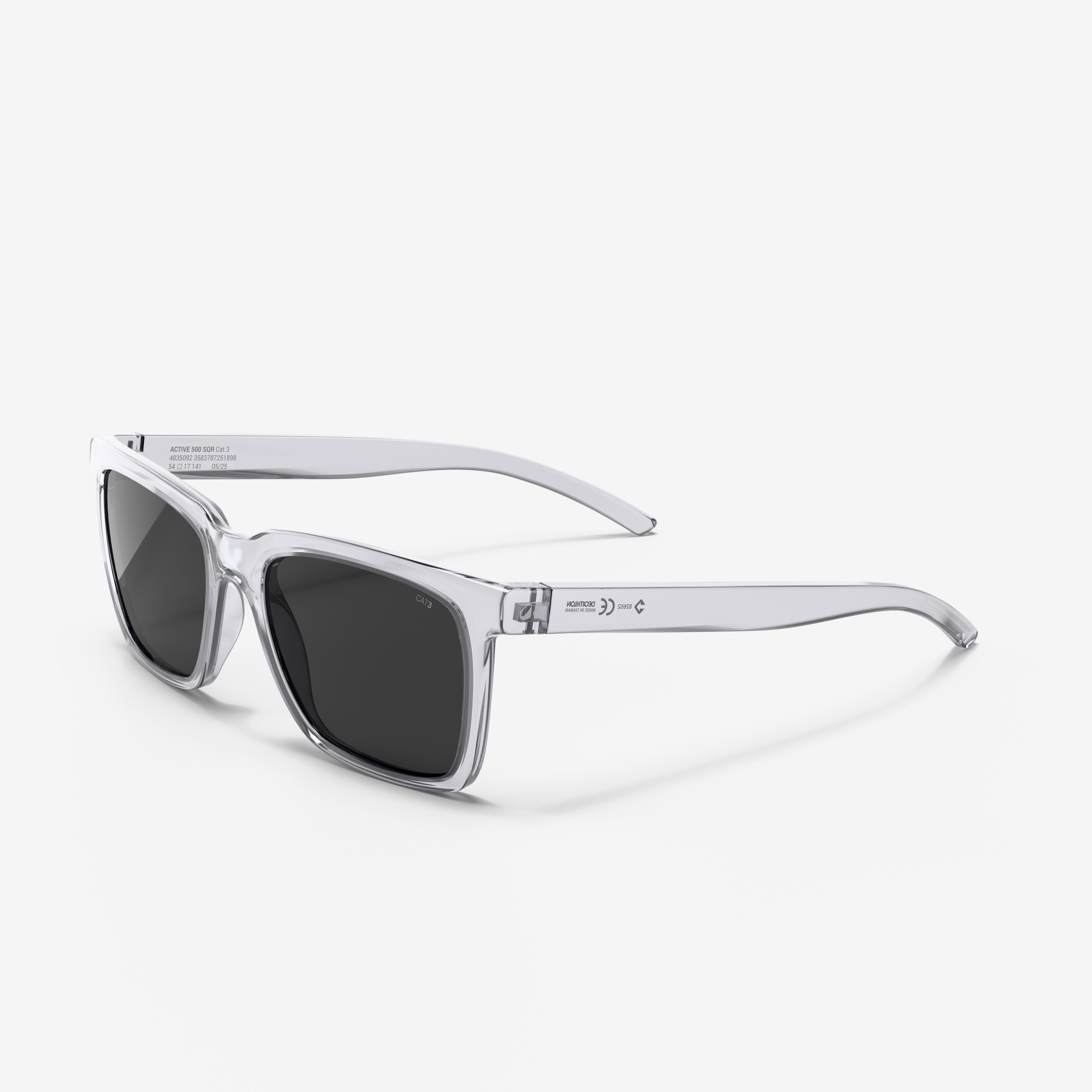 Decathlon Sonnenbrille eckig Kategorie 3 - Active 500 SQR