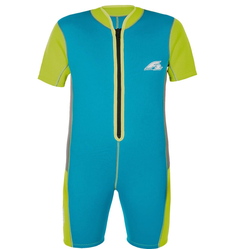 F2 Kids Neo Shorty Neoprenanzug Blue Green