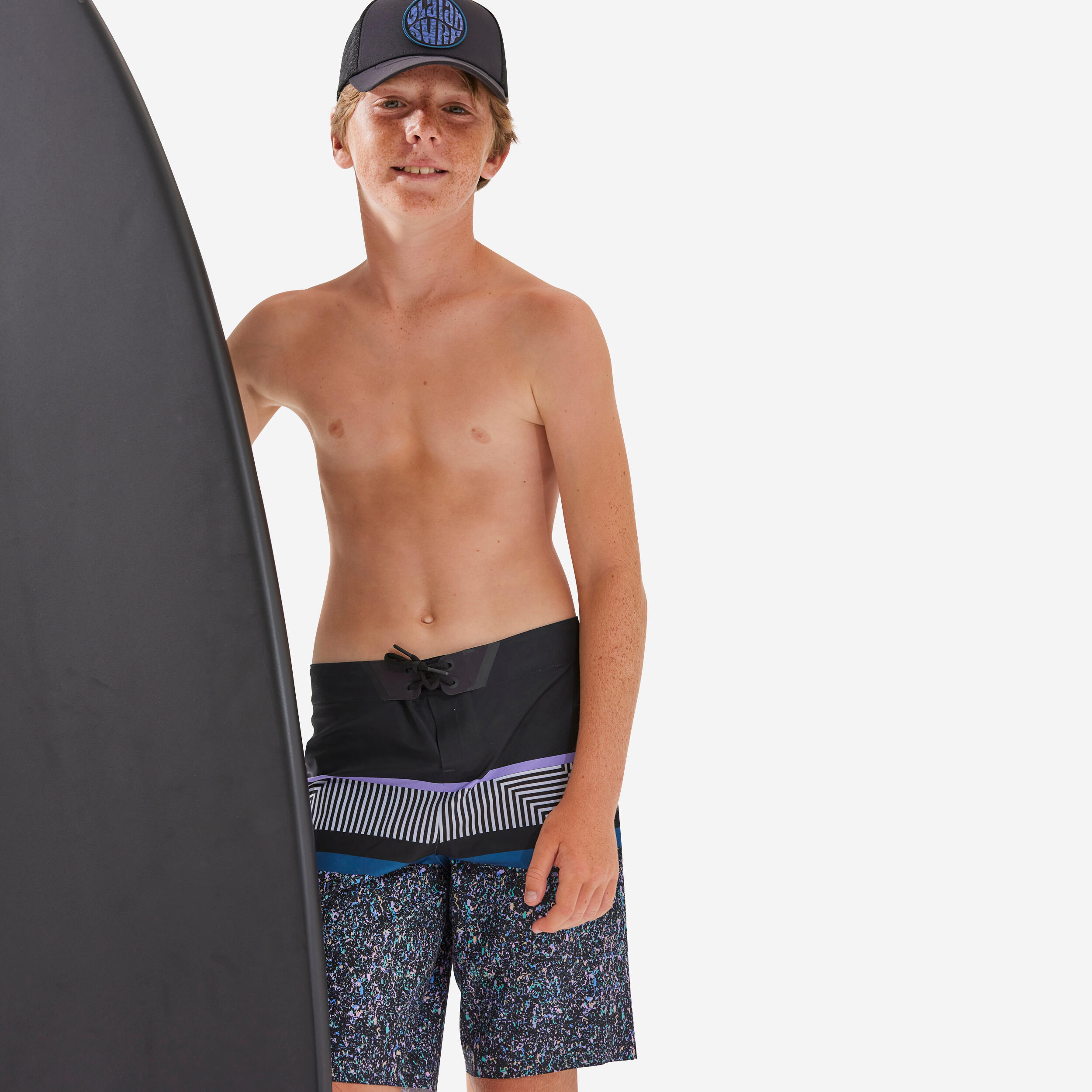 OLAIAN Boardshorts Jungen 900 schwarz 131-140cm 8-9J