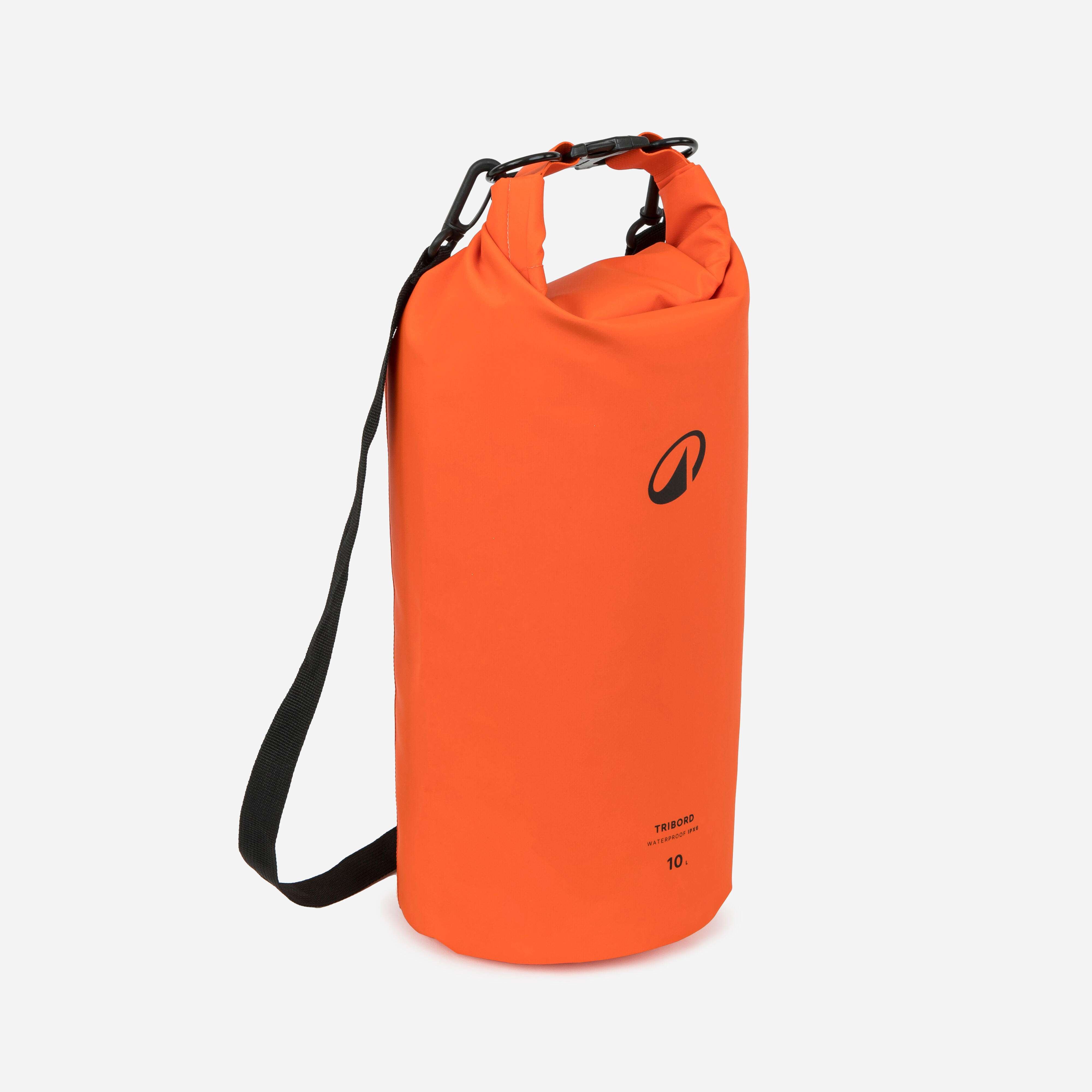 Decathlon Wasserfeste Tasche IPX6 Zweipunkt 10 l - orange