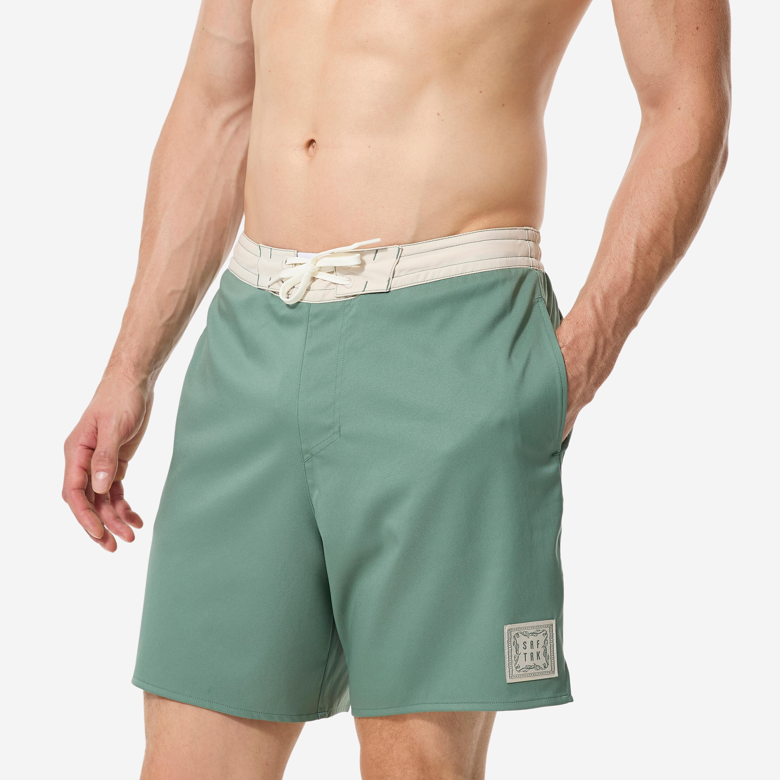 Decathlon Boardshorts Herren 100 Amphi Trunk halblang 18