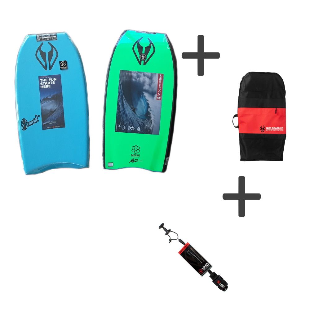 NMD Bodyboard Element PE Set mit Leash und Bag