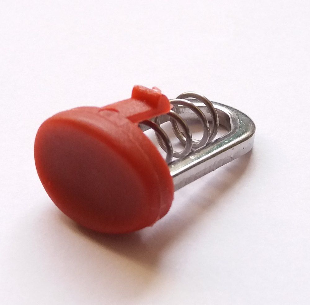 Ersatzknopf + Feder fÃ¼r MastverlÃ¤ngerung | Push Button Quick Release Extension